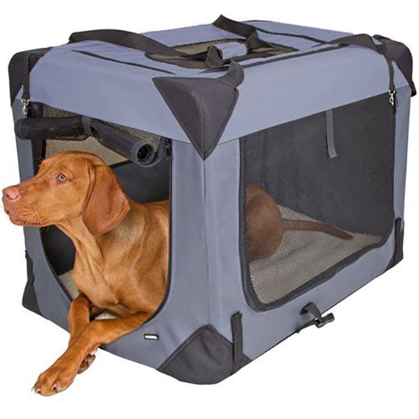 Pet-Star Transport-Hütte, grau - 101 x 69 x 70cm